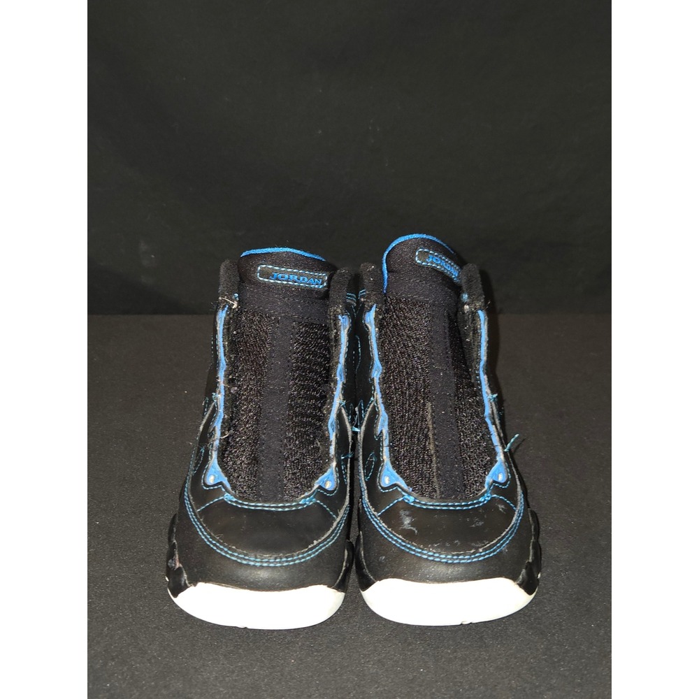 Air Jordan 9 Retro Black Blue Toddler Basketball Sneakers Shoes Size‎ 9C - Picture 3 of 10